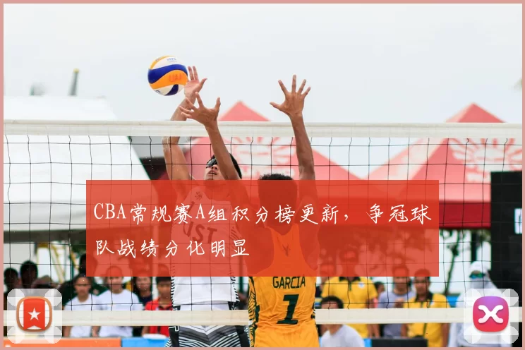 CBA常规赛A组积分榜更新，争冠球队战绩分化明显