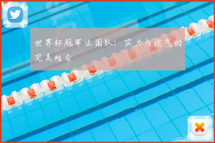 世界杯冠军法国队:实力与运气的完美结合