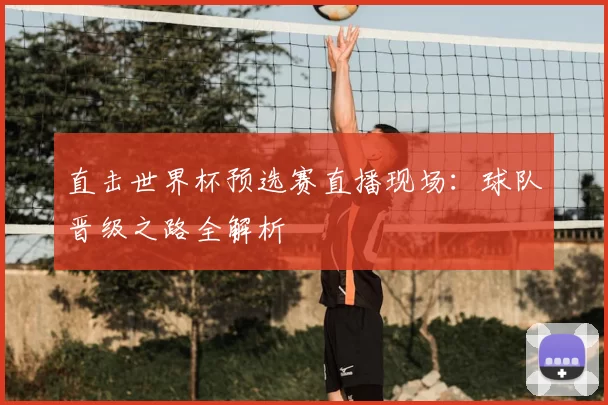 直击世界杯预选赛直播现场:球队晋级之路全解析